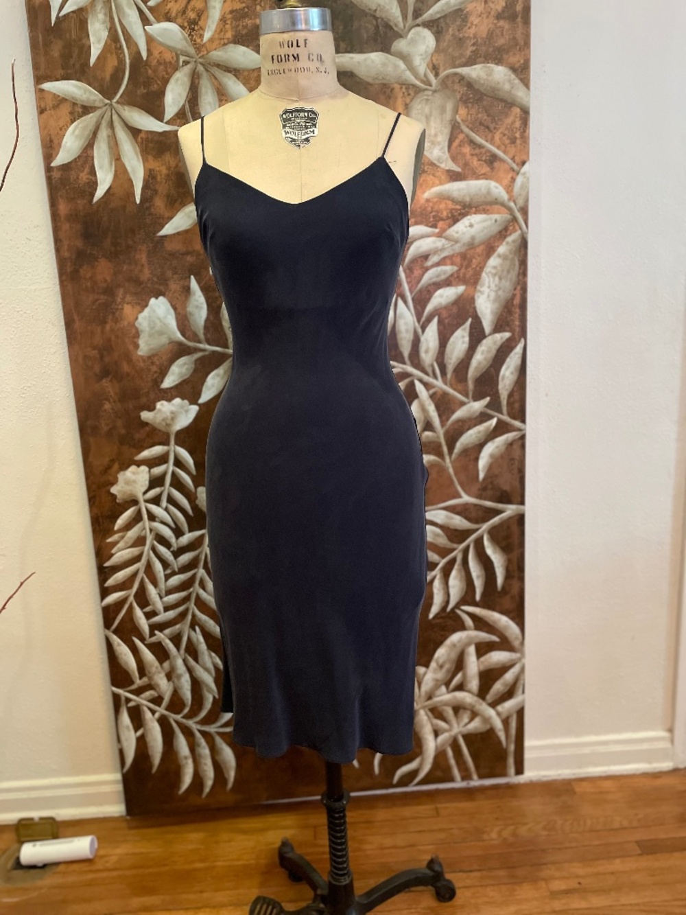 Banana Republic Slip Dress 0P Dark Navy